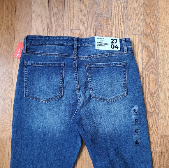 🌟NWT Joe Fresh Classic Slim Jeans Size 27 (4) - Picture 6 of 6